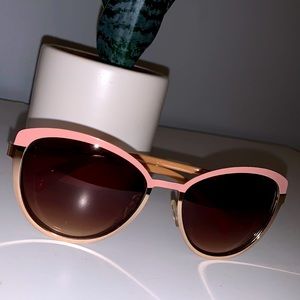 Pink and Gold Sunglasses